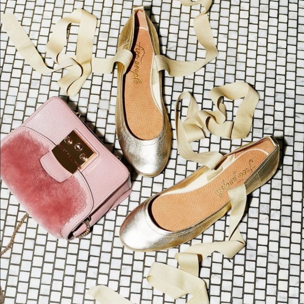 Free People Degas Ballet Flats NEW WITH BOX